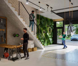 The Hub interieur entree | houtmankoekvastgoed